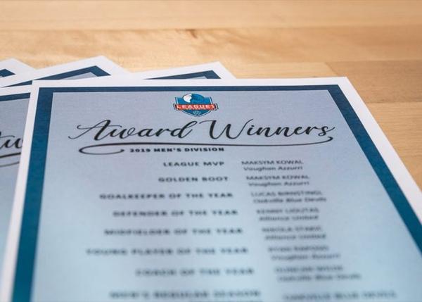 Event Photography - League1 Ontario Award Presentations