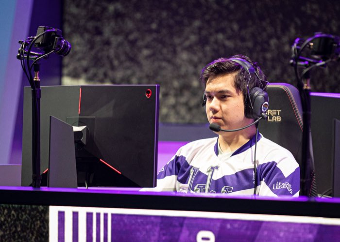 GREATER TORONTO AREA, ON: LOS ANGELES, CA - MAY 25, 2019: Alex 'Gorica' Gorica of Western University smiles during a quarter-final match against Michigan State at the 2019 College League of Legends Championship.