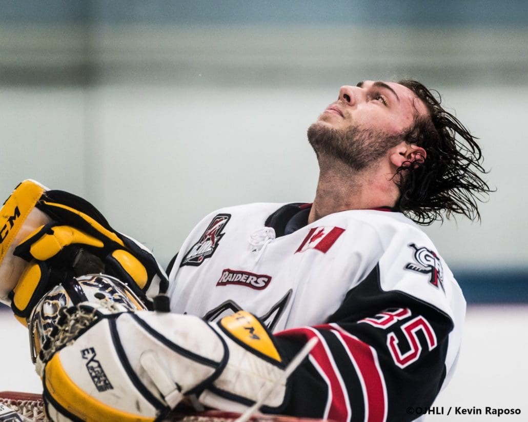 Ontario Junior Hockey League game between the Georgetown Raiders and the Toronto Patriots