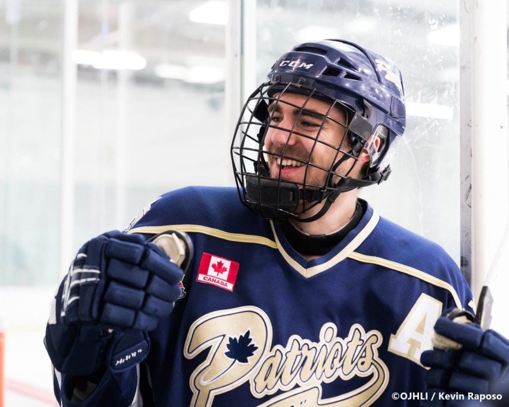 Ontario Junior Hockey League game between the Georgetown Raiders and the Toronto Patriots