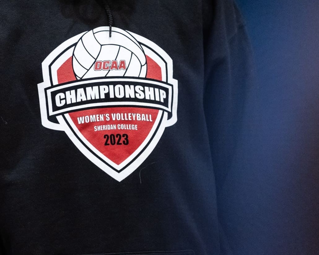 Ontario Colleges Athletic Association Women's Volleyball Championship game between the Niagara Knights and the Humber Hawks