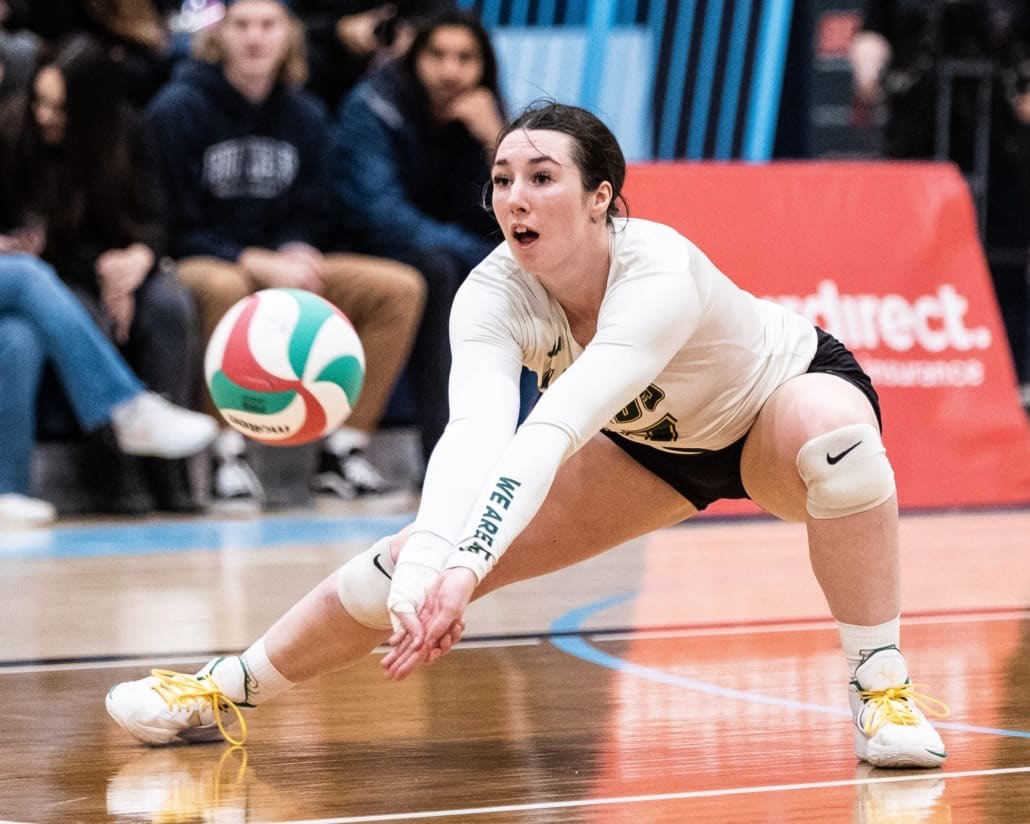 Ontario Colleges Athletic Association Women's Volleyball Championship game between the Sheridan Bruins and the Durham Lords