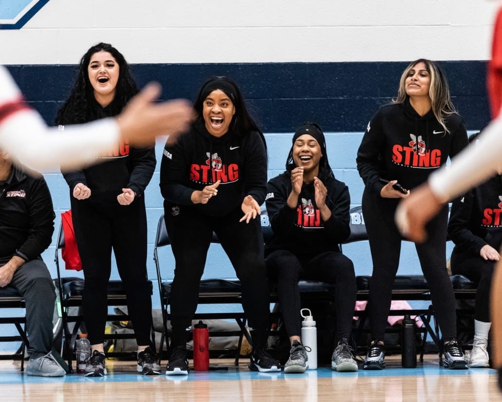 Ontario Colleges Athletic Association Women's Volleyball Championship game between the Seneca Sting and the Humber Hawks