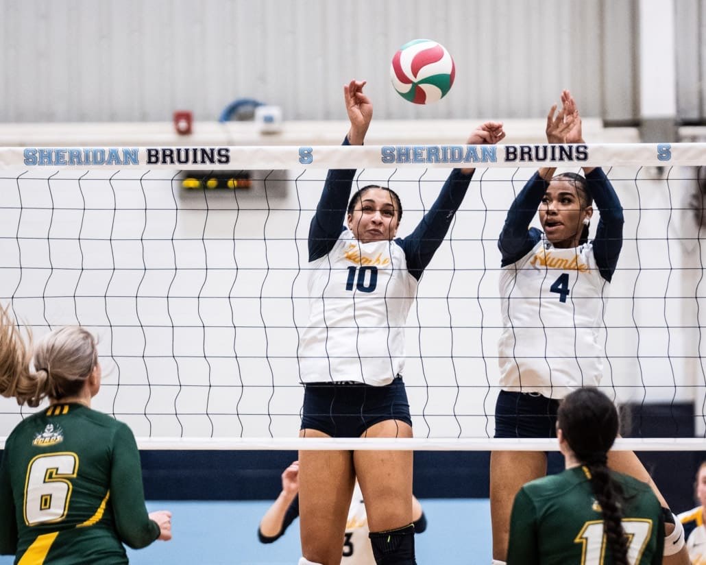 Ontario Colleges Athletic Association Women's Volleyball Championship game between the Durham Lords and the Humber Hawks