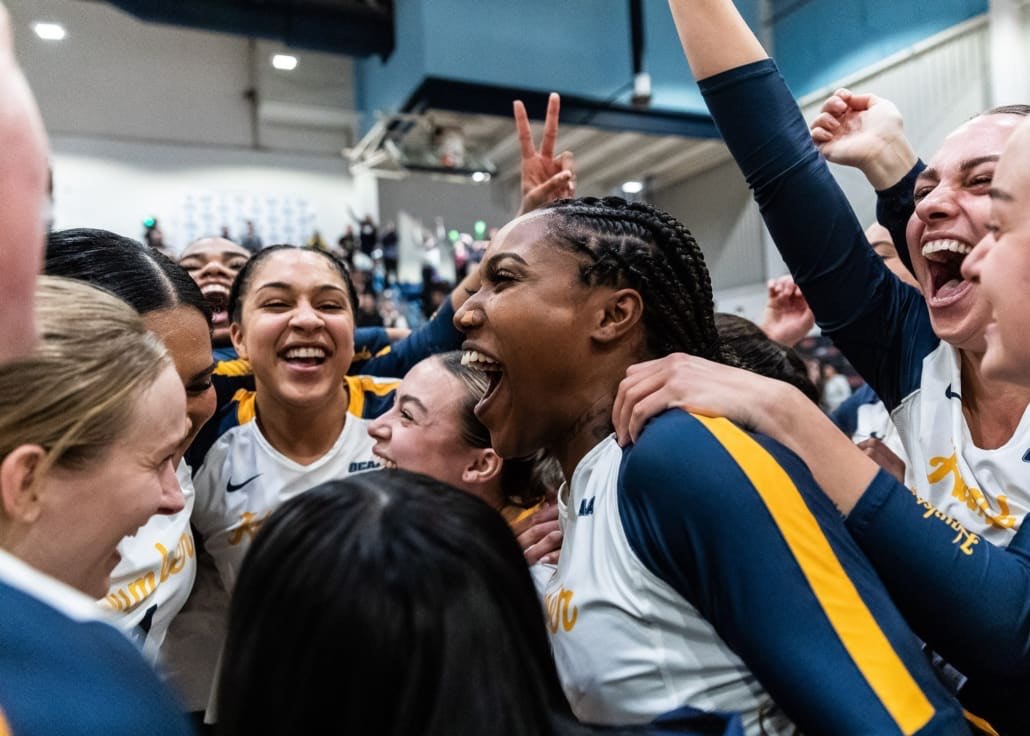 Ontario Colleges Athletic Association Women's Volleyball Championship game between the Durham Lords and the Humber Hawks