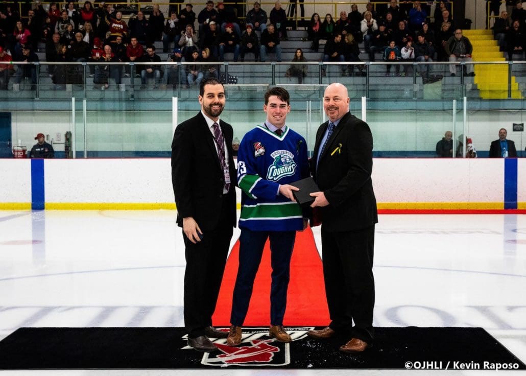 Ontario Junior Hockey League, Buckland Cup Championship Series. Game three between the Wellington Dukes and Georgetown Raiders