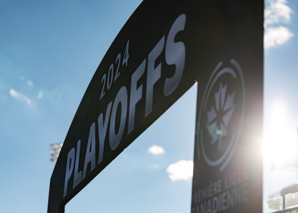 Canadian Premier League semi-final soccer action between Atlético Ottawa and Forge FC on November 2, 2024 at Tim Hortons Field in Hamilton