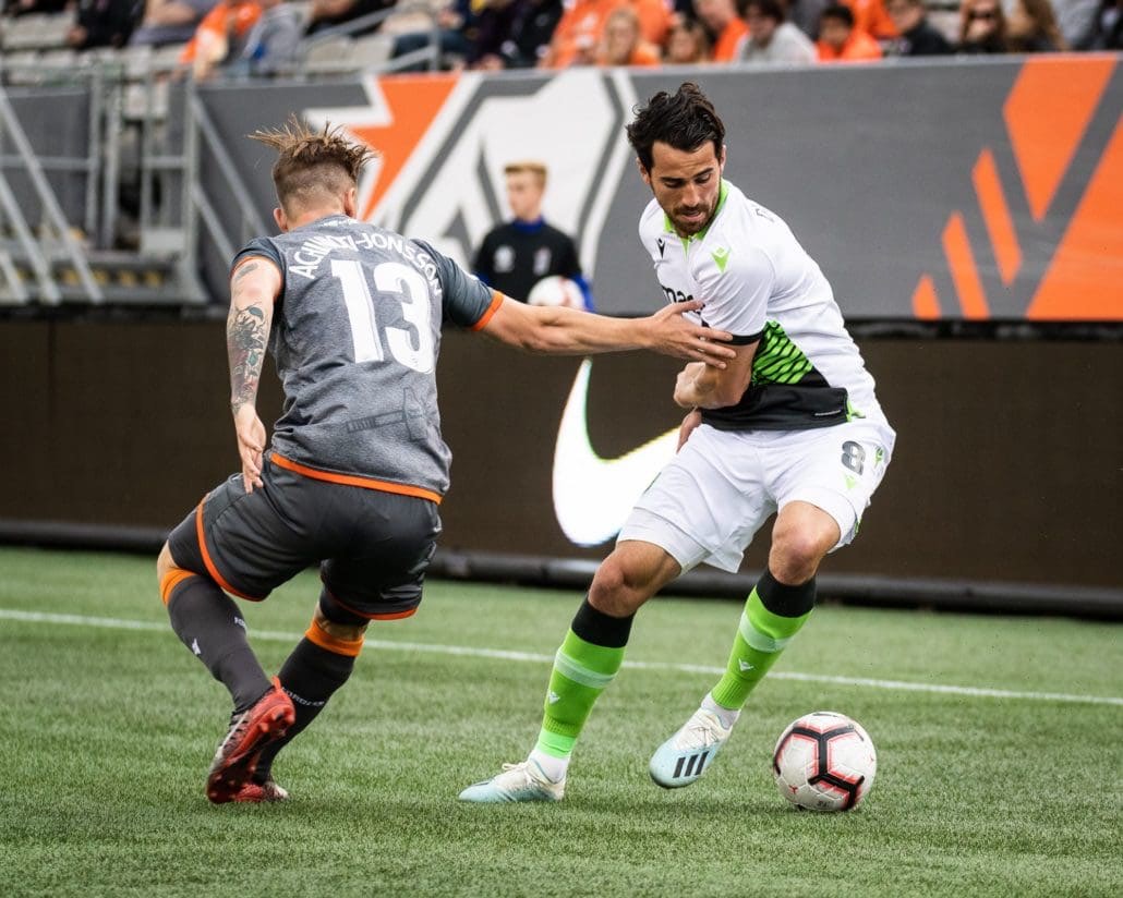 Sports Photography – Canadian Premier League, Regular Season, Men's Soccer, York9 FC and Forge FC in Hamilton, Ontario, Canada at Tim Hortons Field