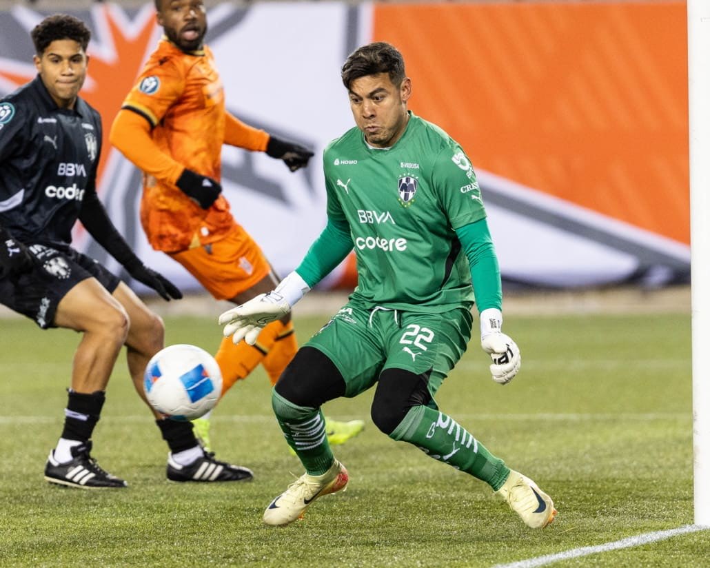 CONCACAF Champions Cup Soccer action between CF Monterrey and Forge FC on February 5, 2025 at Tim Hortons Field in Hamilton