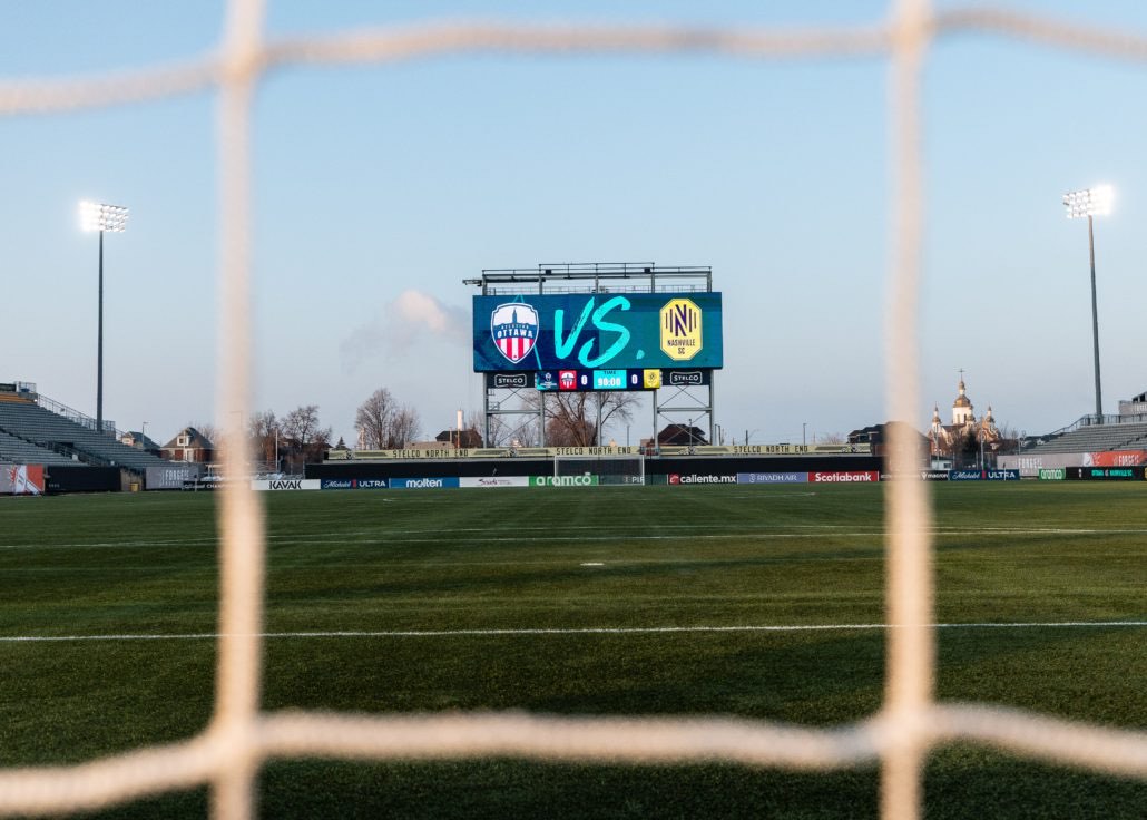 CONCACAF Champions Cup game between Nashville SC at Atlético Ottawa on February 17, 2026 at Hamilton Stadium in Hamilton