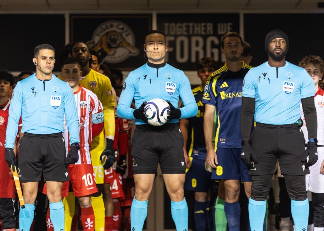 CONCACAF Champions Cup game between Nashville SC at Atlético Ottawa on February 17, 2026 at Hamilton Stadium in Hamilton