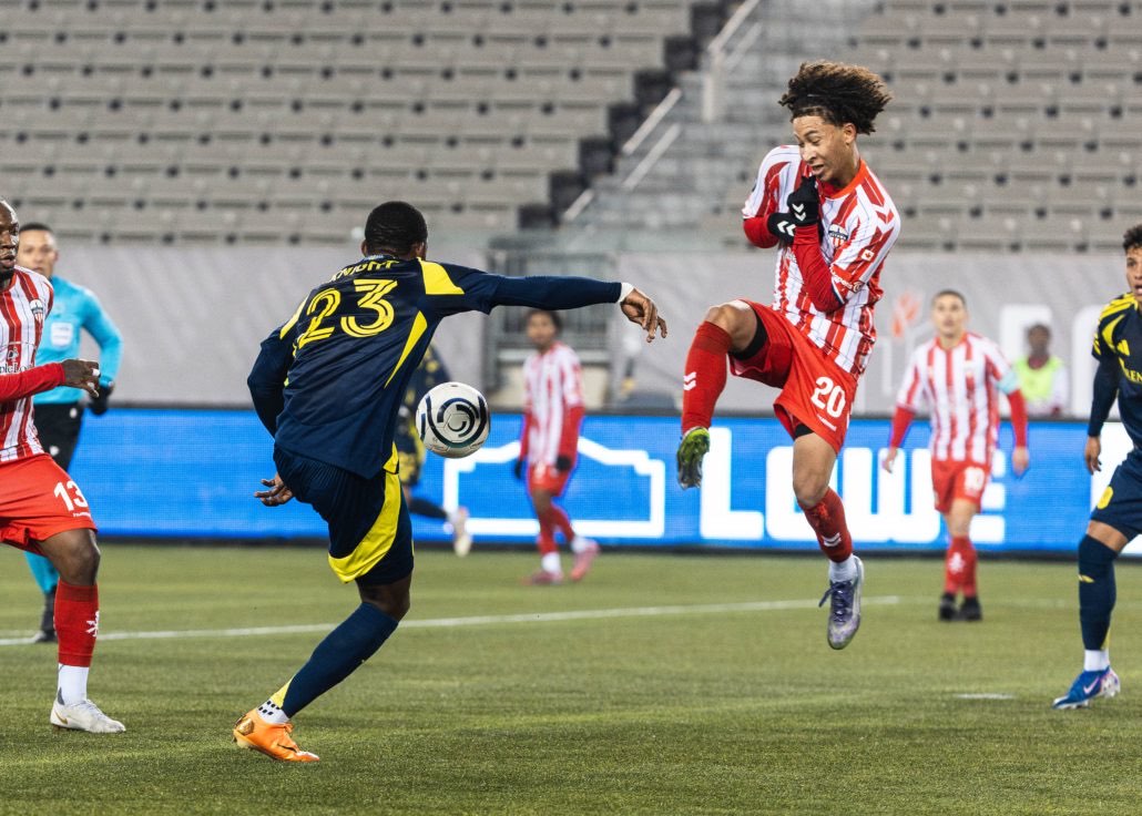 CONCACAF Champions Cup game between Nashville SC at Atlético Ottawa on February 17, 2026 at Hamilton Stadium in Hamilton
