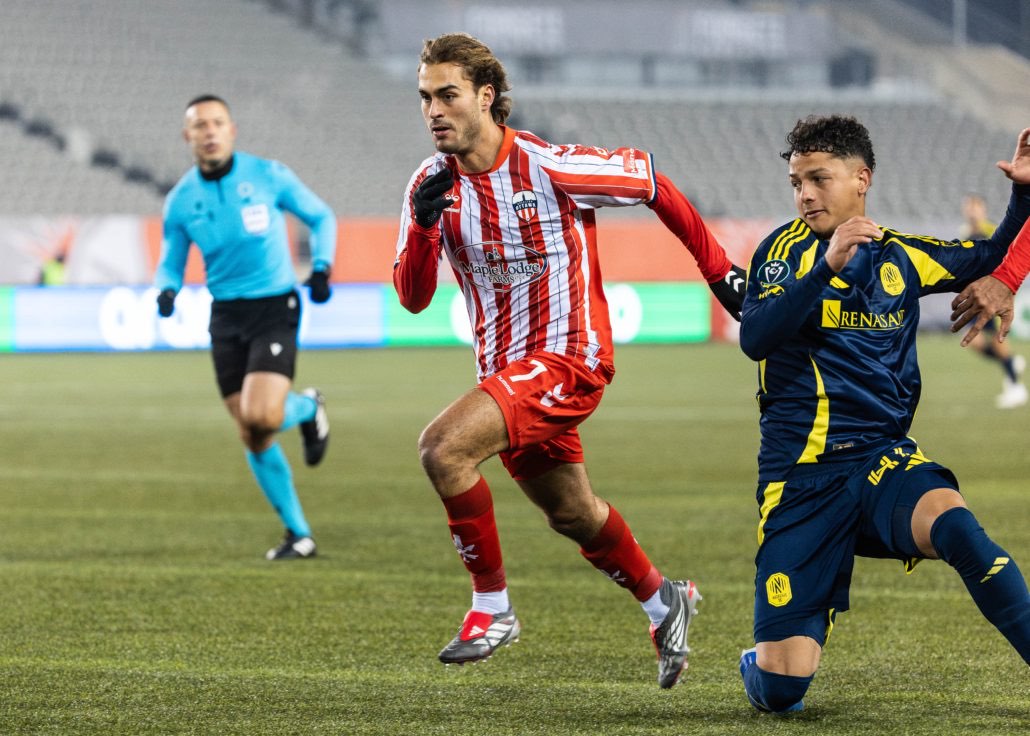 CONCACAF Champions Cup game between Nashville SC at Atlético Ottawa on February 17, 2026 at Hamilton Stadium in Hamilton