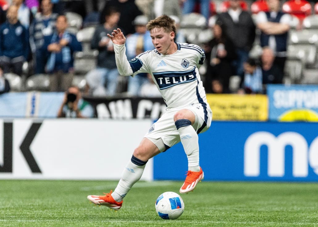 CONCACAF Champions Cup soccer action between Pumas UNAM and the Vancouver Whitecaps on April 2, 2025 at BC Place in Vancouver