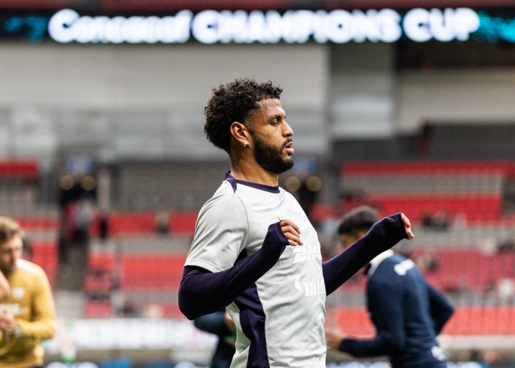 CONCACAF Champions Cup soccer action between Pumas UNAM and the Vancouver Whitecaps on April 2, 2025 at BC Place in Vancouver