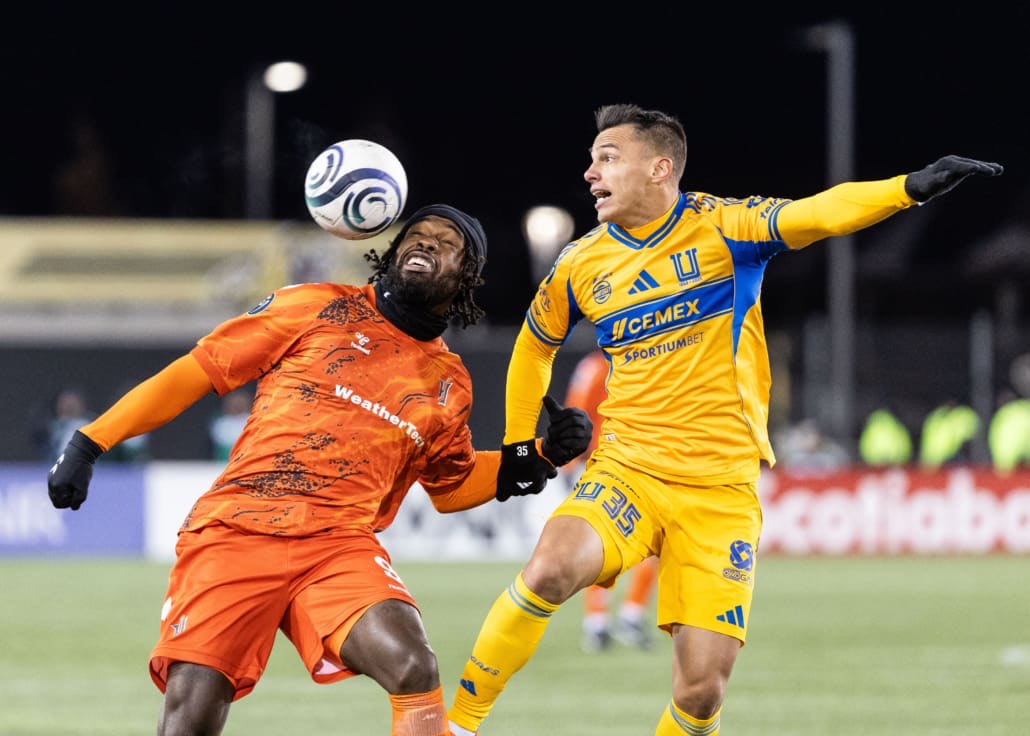 CONCACAF Champions Cup soccer action between Tigres UANL and Forge FC on February 3, 2026 at Hamilton Stadium in Hamilton