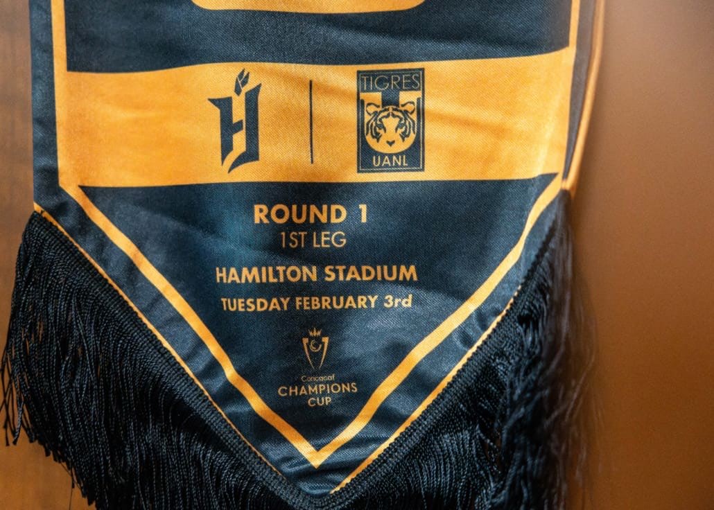 CONCACAF Champions Cup soccer action between Tigres UANL and Forge FC on February 3, 2026 at Hamilton Stadium in Hamilton