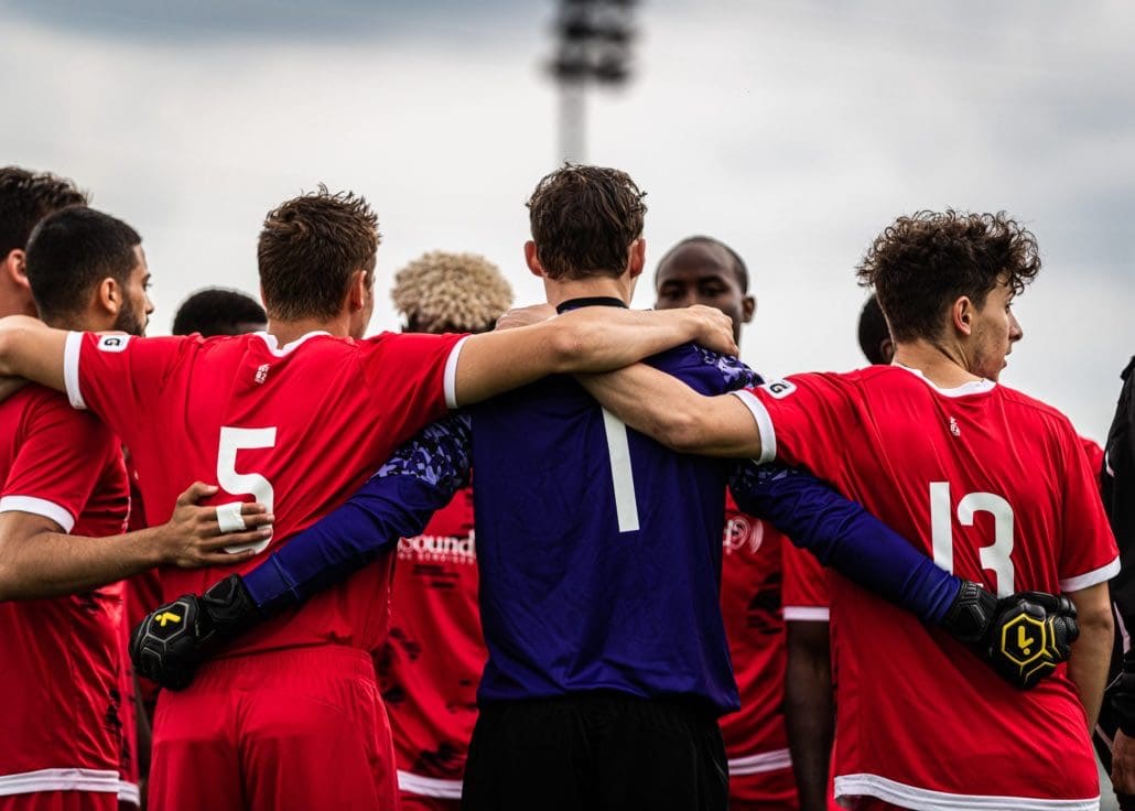 Sports Photography – League1 Ontario Regular Season, Men's Soccer, Durham United FA vs. North Mississauga SC in Mississauga, Ontario, Canada at Paramount Fine Foods Outdoor Turf Field
