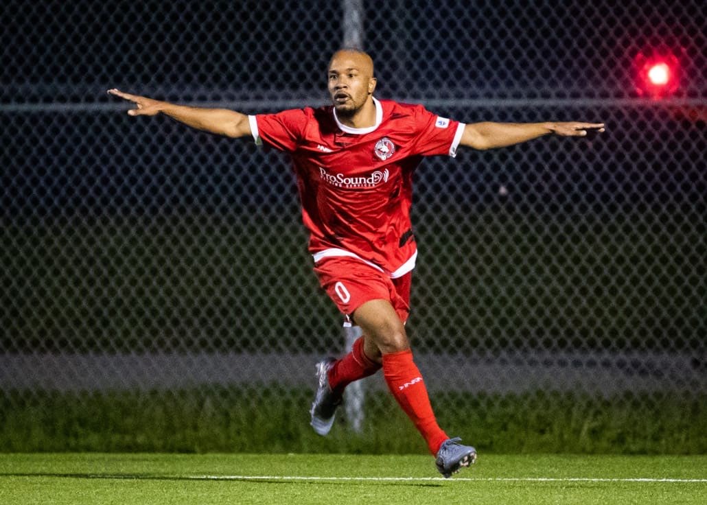 Sports Photography – League1 Ontario Regular Season, Men's Soccer, Durham United FA vs. North Mississauga SC in Mississauga, Ontario, Canada at Paramount Fine Foods Outdoor Turf Field