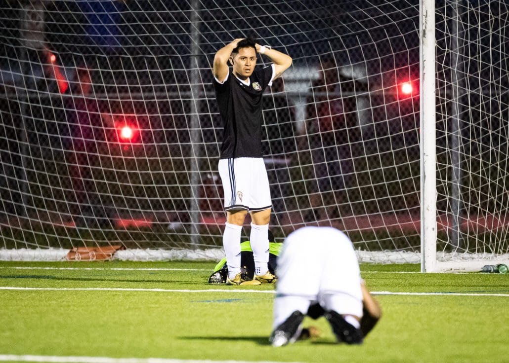 Sports Photography – League1 Ontario Regular Season, Men's Soccer, Durham United FA vs. North Mississauga SC in Mississauga, Ontario, Canada at Paramount Fine Foods Outdoor Turf Field