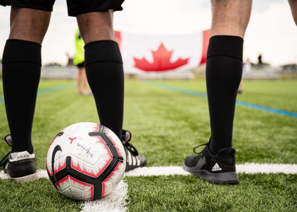 Sports Photography – League1 Ontario Regular Season, Men's Soccer, Durham United FA and Sigma FC in Mississauga, Ontario, Canada at Paramount Fine Foods Centre