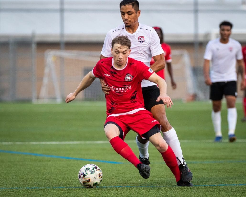 League1 Ontario soccer game between North Mississauga FC and ProStars Brampton