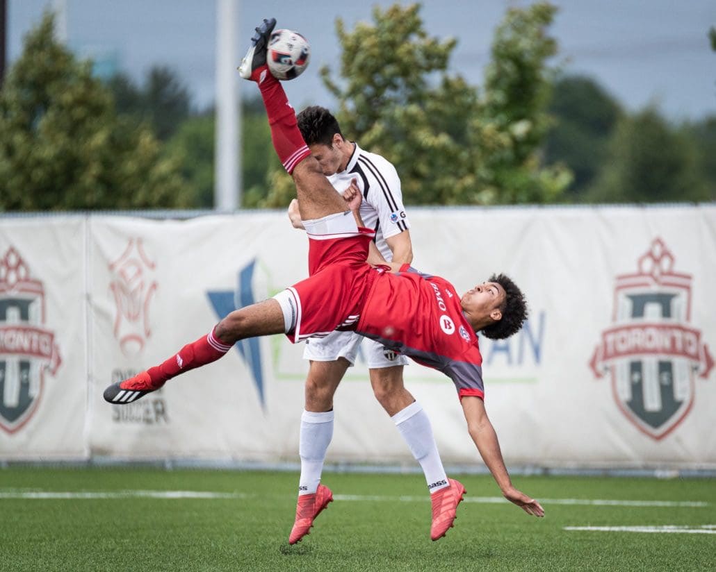 Sports Photography – League1 Ontario Regular Season, Men's Soccer, Windsor TFC vs. OSU Force in Toronto, Ontario, Canada at Ontario Soccer Centre