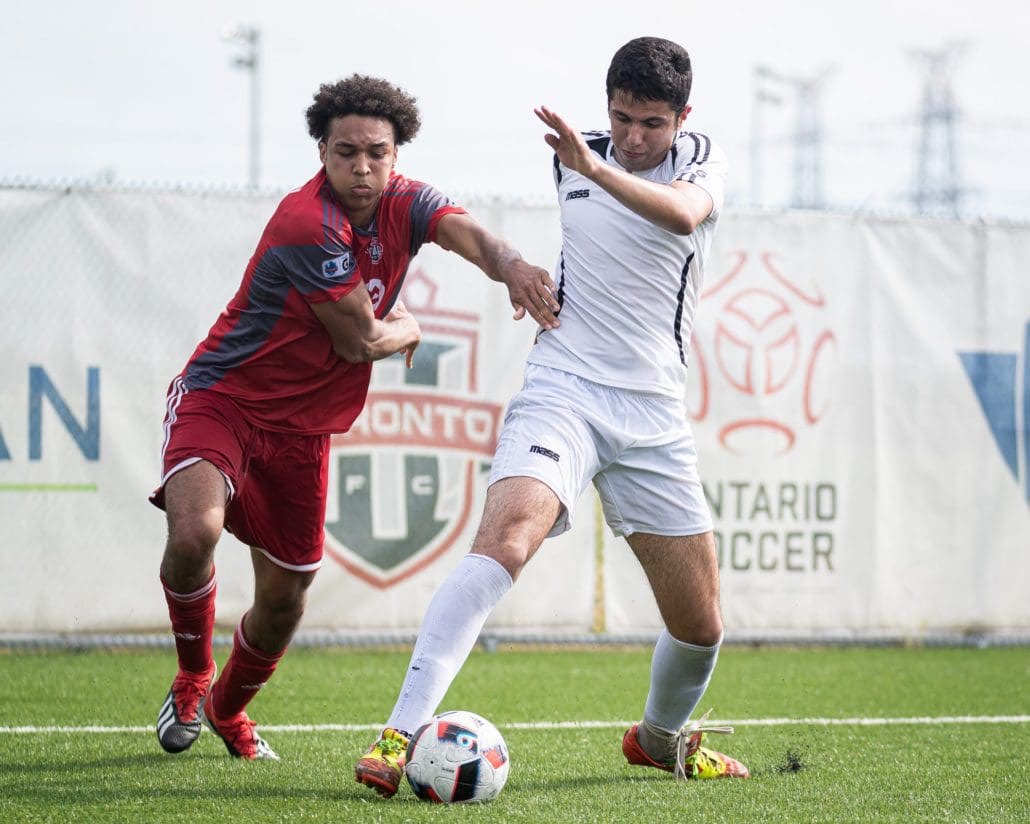 Sports Photography – League1 Ontario Regular Season, Men's Soccer, Windsor TFC vs. OSU Force in Toronto, Ontario, Canada at Ontario Soccer Centre