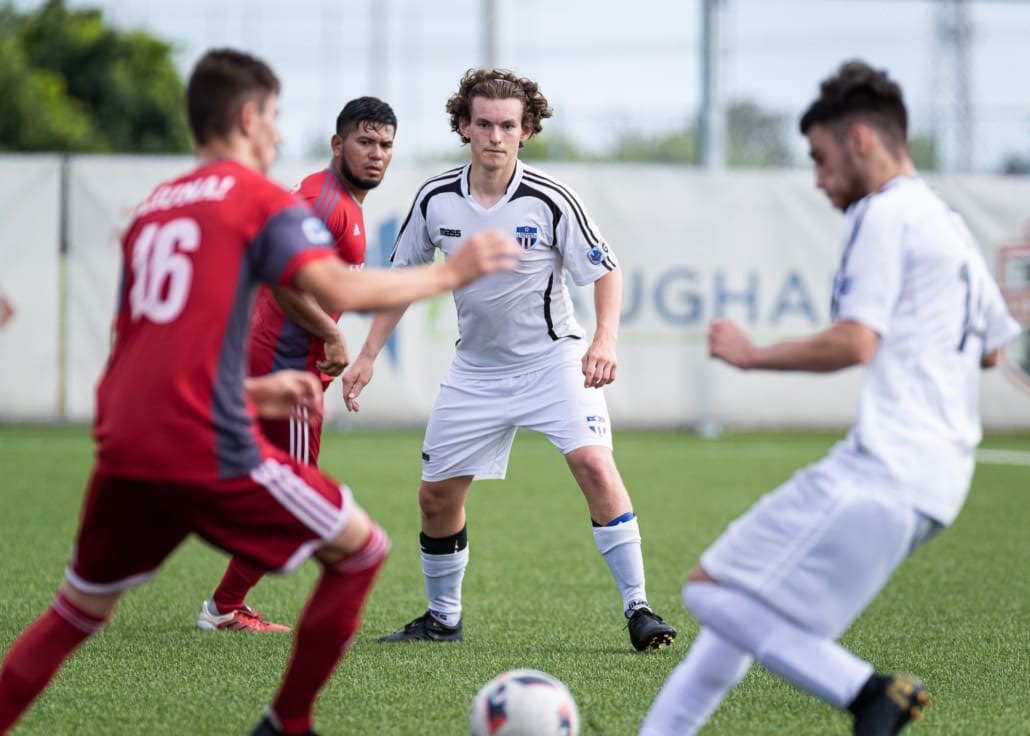 Sports Photography – League1 Ontario Regular Season, Men's Soccer, Windsor TFC vs. OSU Force in Toronto, Ontario, Canada at Ontario Soccer Centre