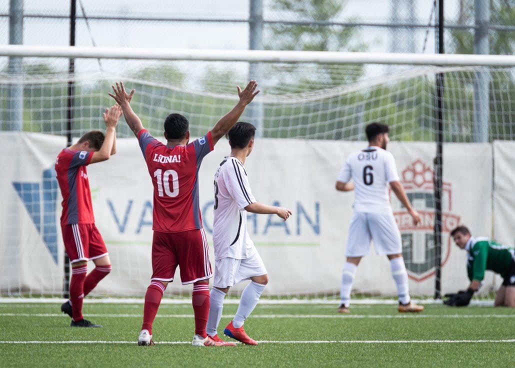 Sports Photography – League1 Ontario Regular Season, Men's Soccer, Windsor TFC vs. OSU Force in Toronto, Ontario, Canada at Ontario Soccer Centre