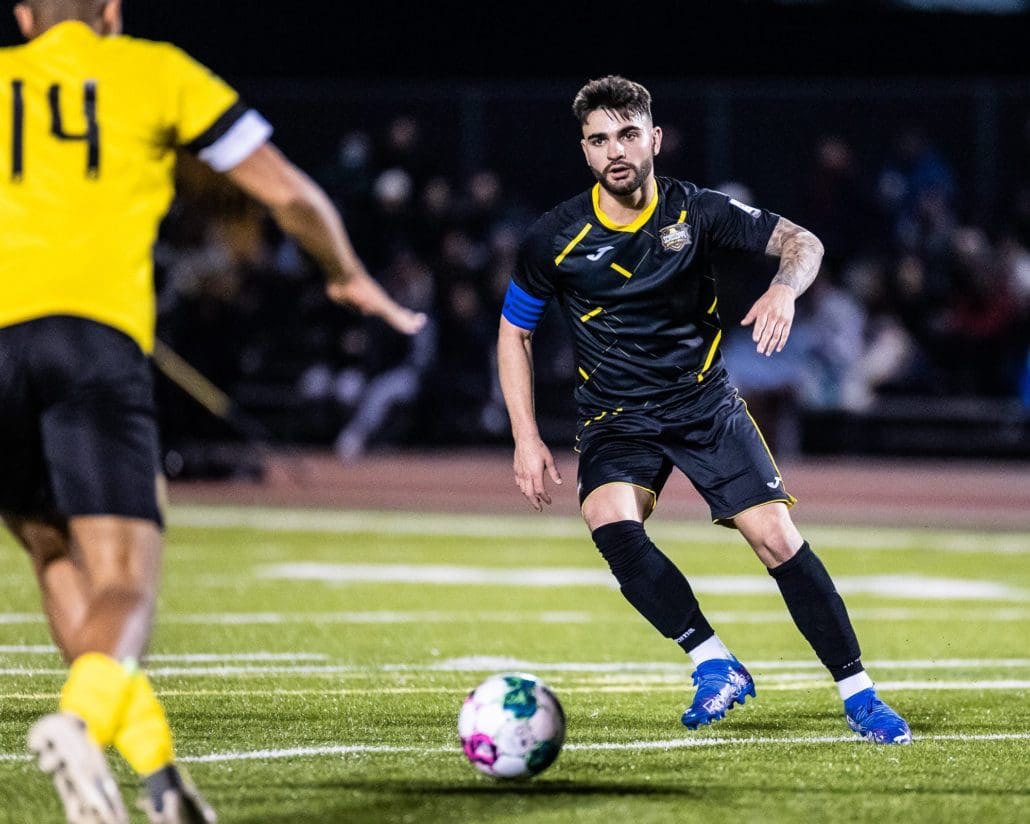 League1 Ontario soccer game between Scrosoppi FC and BVB IA Waterloo