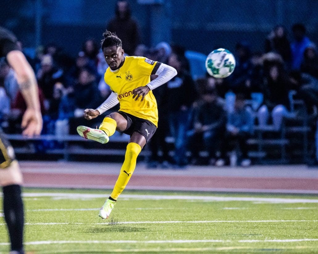 League1 Ontario soccer game between Scrosoppi FC and BVB IA Waterloo
