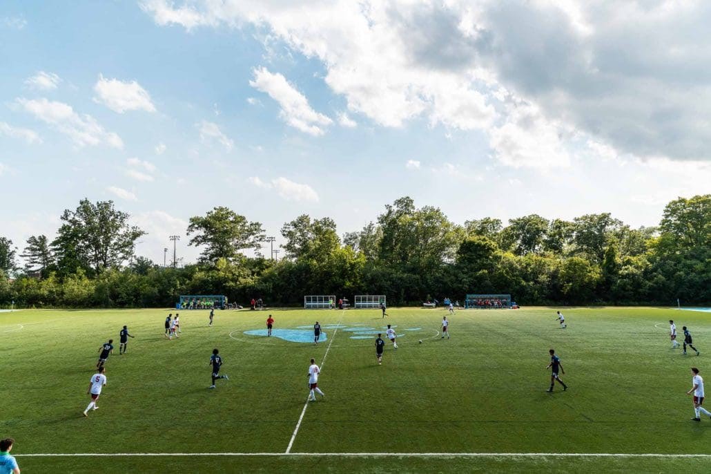 League1 Ontario soccer game between Oakville Blue Devils and FC London