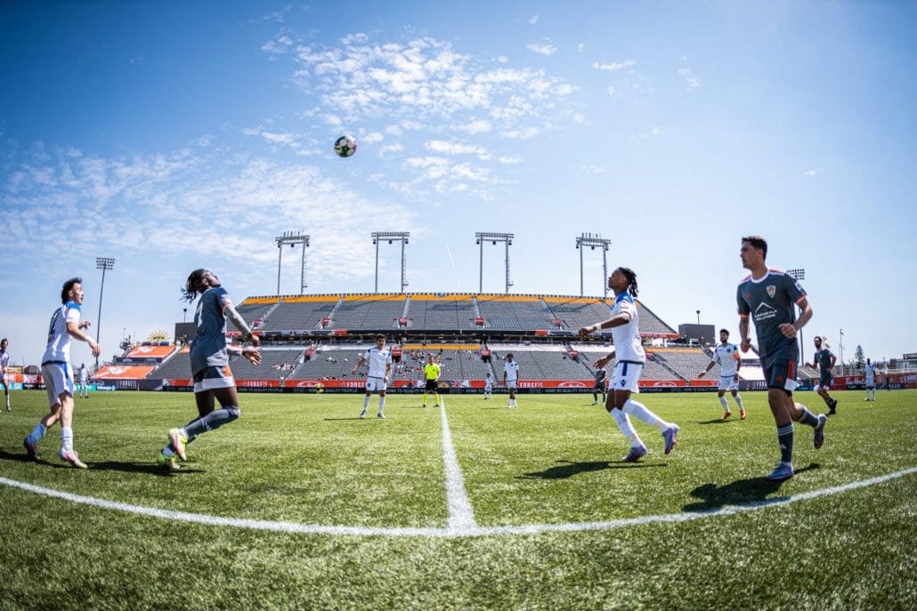 League1 Ontario soccer game between Hamilton United and Sigma FC