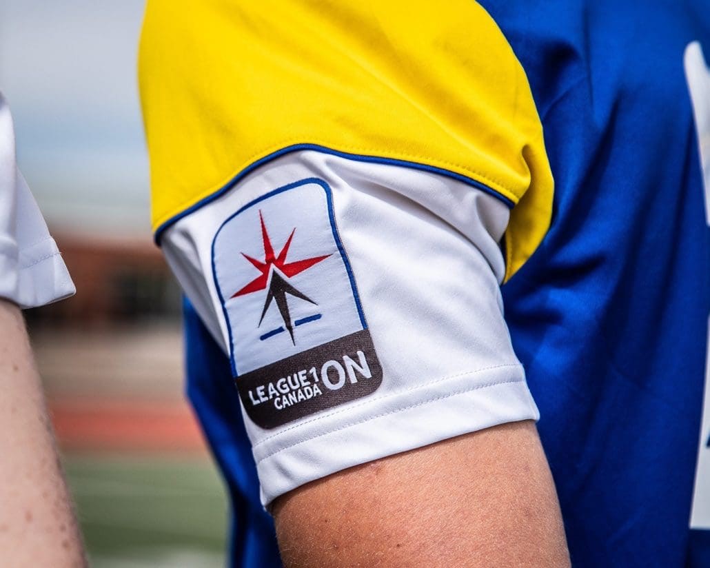 League1 Ontario soccer game between Burlington SC and the Oakville Blue Devils