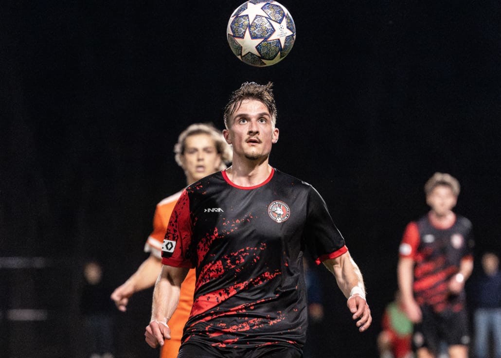 League1 Ontario soccer action between Hamilton United and North Mississauga SC on April 18, 2025 at Churchill Meadows