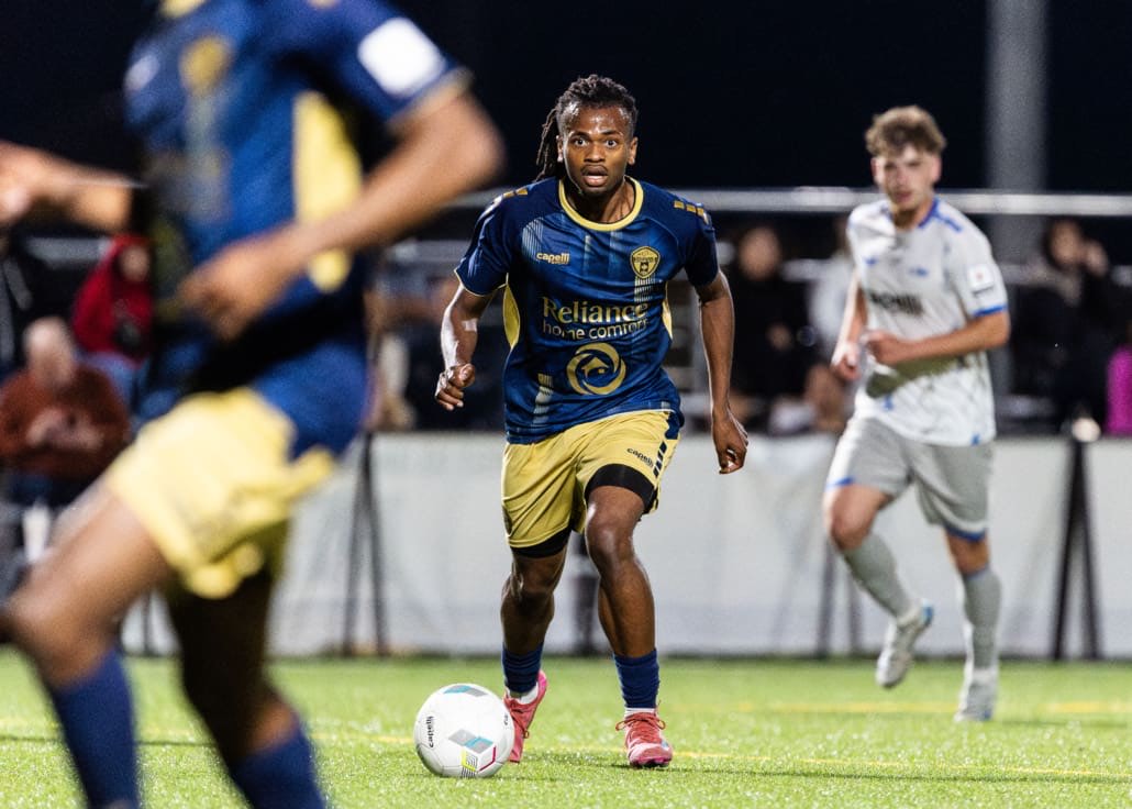 League1 Ontario soccer action between Rush Academy and Oakville SC on June 12, 2025 at Sixteen Mile