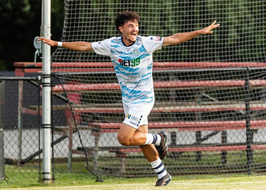 League1 Ontario soccer action between Simcoe Rovers and Roma Wolves on June 27, 2025 at Club Roma in St. Catharines
