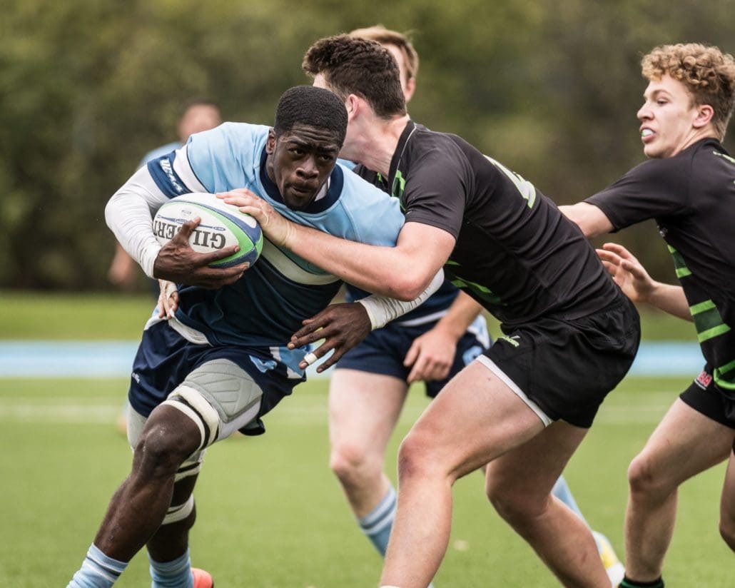 Ontario Colleges Athletic Association game between the Sheridan Bruins and the Algonquin Thunder
