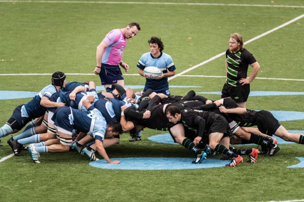 Ontario Colleges Athletic Association game between the Sheridan Bruins and the Algonquin Thunder