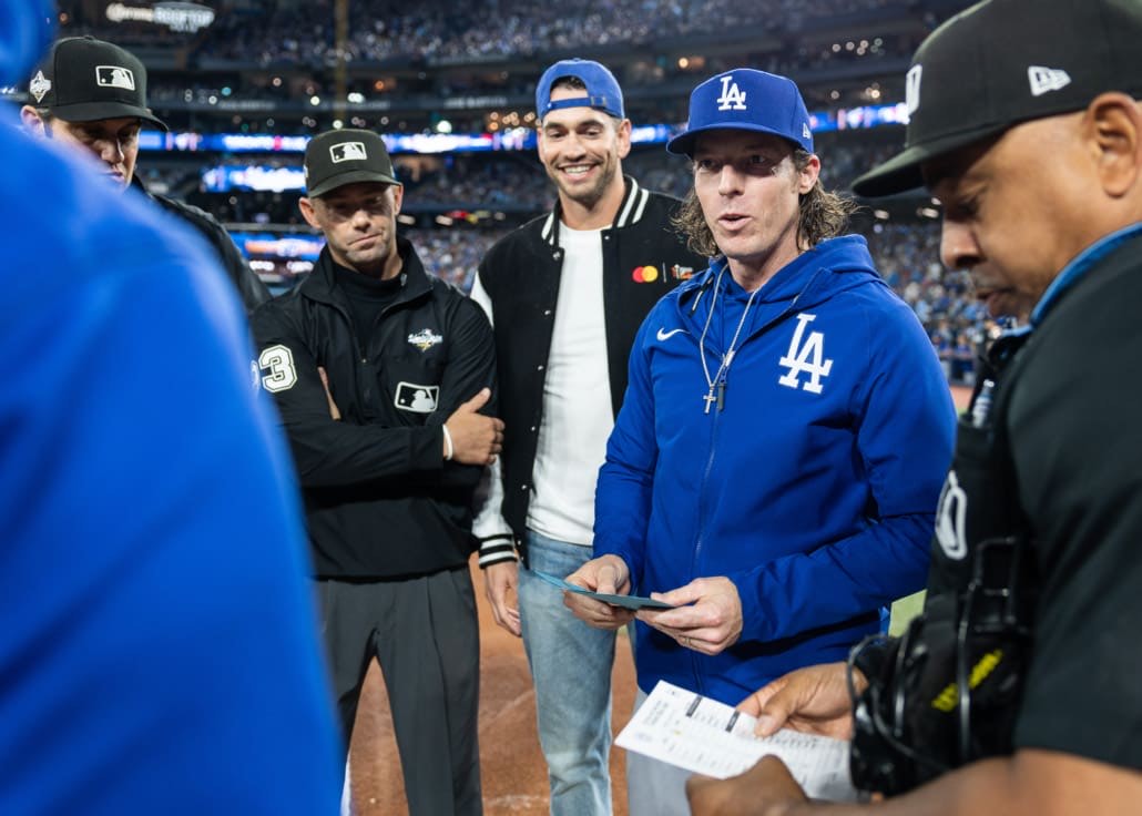 Major League Baseball World Series action between the Los Angeles Dodgers and Toronto Blue Jays on October 25, 2025 at the Rogers Centre