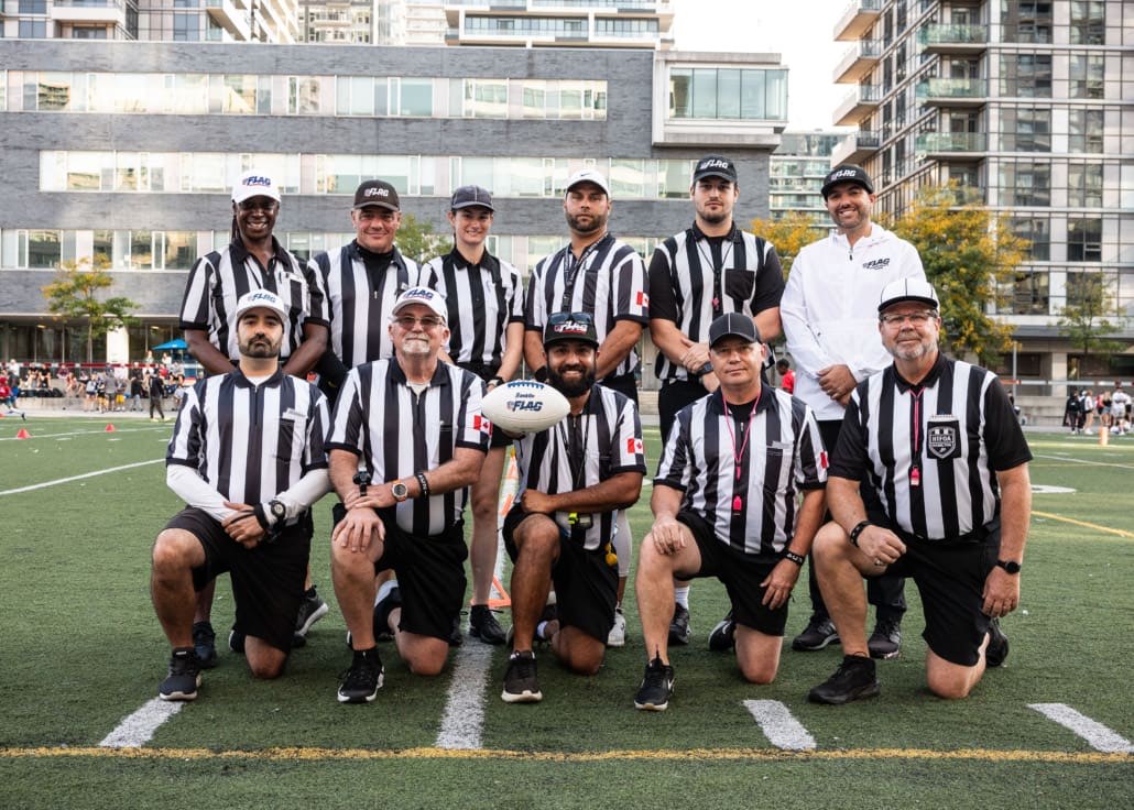 NFL Flag Championship in flag football action on October 3, 4, and 5 in Toronto at North Toronto Collegiate Institute