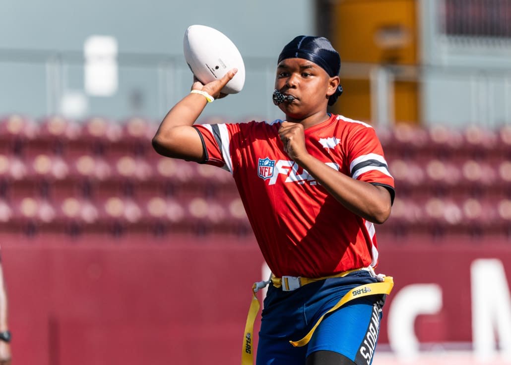 NFL Flag Regionals in flag football action on June 28, 2025 at McMaster University in Hamilton
