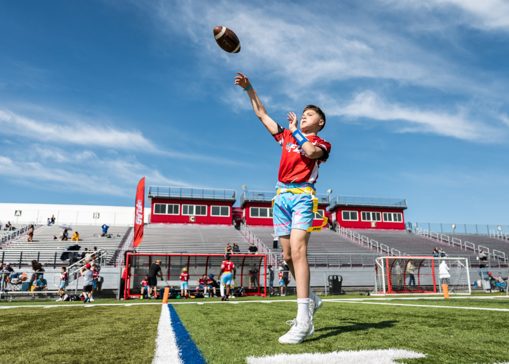 NFL Flag regionals flag football in Ottawa on May 16, 2026 at Carleton University