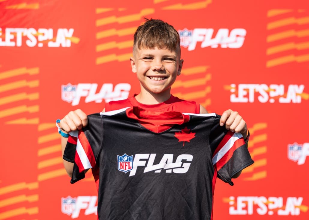 NFL Flag Regionals in flag football action on July 12, 2025 at Algonquin College in Ottawa