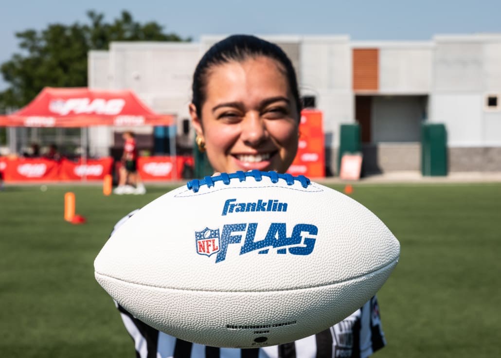 NFL Flag Regionals in flag football action on July 12, 2025 at Algonquin College in Ottawa