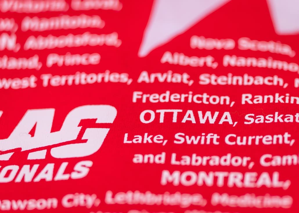 NFL Flag Regionals in flag football action on July 12, 2025 at Algonquin College in Ottawa