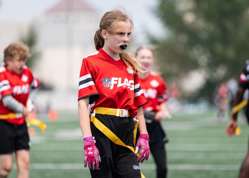 NFL Flag Regionals in flag football action on June 7, 2025 at the University of Regina in Regina