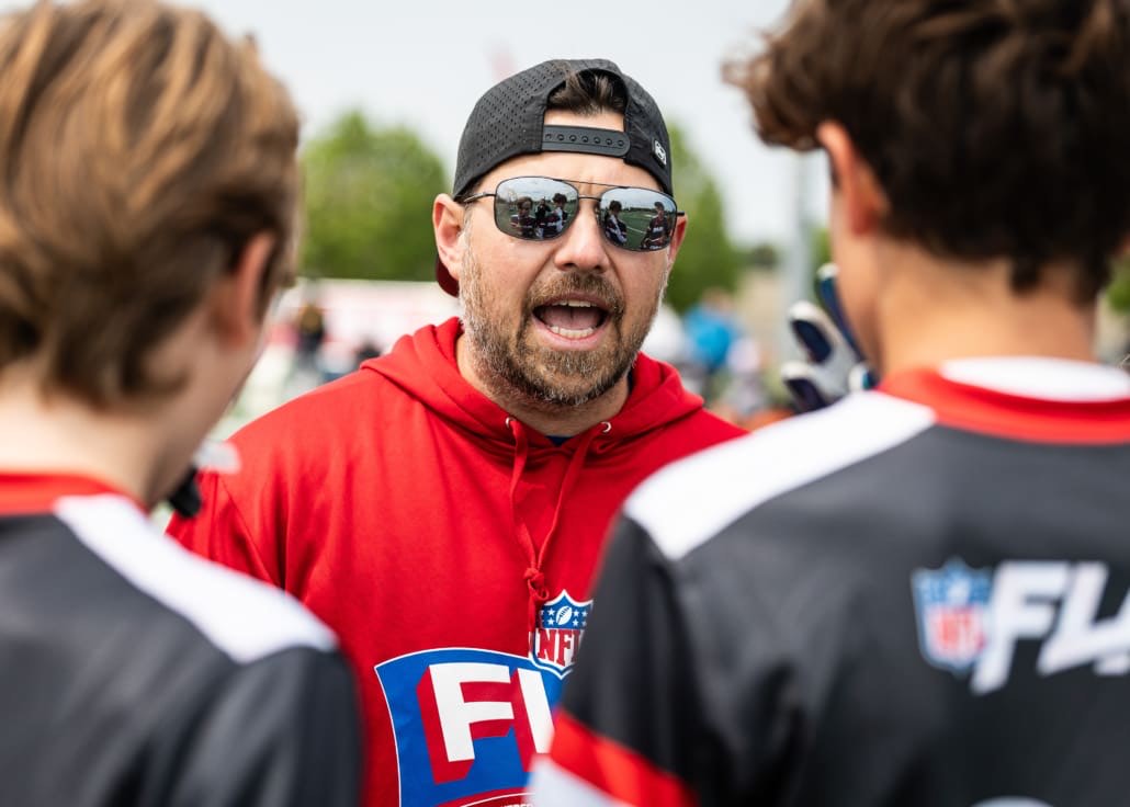 NFL Flag Regionals in flag football action on June 7, 2025 at the University of Regina in Regina