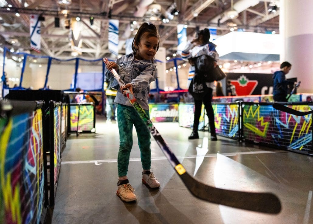 TORONTO, ON - Feb 3, 2024: NHL Street during NHL All-Star Weekend at NHL Fan Fair with RCX Sports. (Photo by Kevin Raposo / kevinraposo.com)